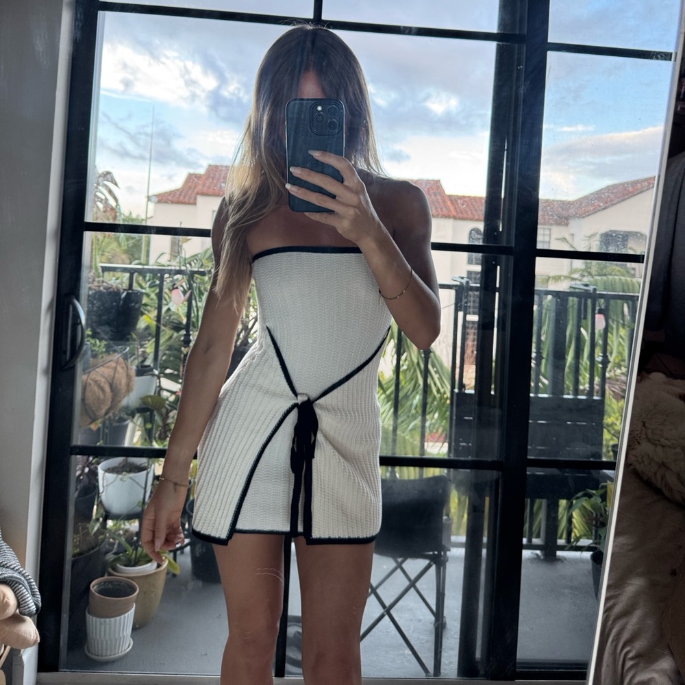 Strapless Knit Dress